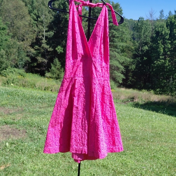 Isaac Mizrahi Vibrant Pink Dress - Picture 1 of 9
